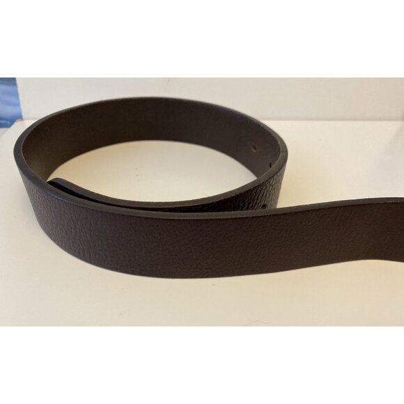 Eddie Bauer Brown Pebbled English Leather Belt Casual Everyday Jeans Sz 42 - Picture 4 of 15